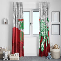 Custom Iran Football Window Curtain Leopard Comic Manga Art Style
