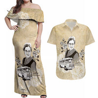 Nah Rosa Parks Couples Matching Off Shoulder Maxi Dress and Hawaiian Shirt Black Women History
