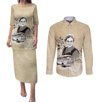 Nah Rosa Parks Couples Matching Puletasi and Long Sleeve Button Shirt Black Women History
