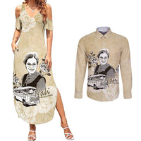 Nah Rosa Parks Couples Matching Summer Maxi Dress and Long Sleeve Button Shirt Black Women History