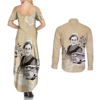 Nah Rosa Parks Couples Matching Summer Maxi Dress and Long Sleeve Button Shirt Black Women History