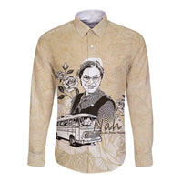 Nah Rosa Parks Long Sleeve Button Shirt Black Women History