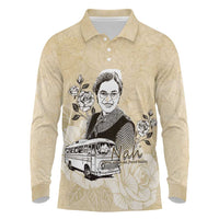 Nah Rosa Parks Long Sleeve Polo Shirt Black Women History