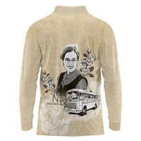 Nah Rosa Parks Long Sleeve Polo Shirt Black Women History