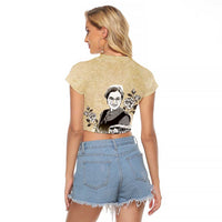 Nah Rosa Parks Raglan Cropped T Shirt Black Women History