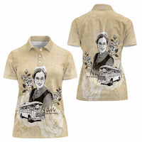 Nah Rosa Parks Women Polo Shirt Black Women History
