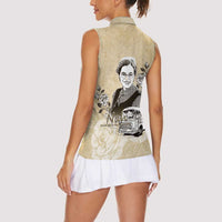 Nah Rosa Parks Women Sleeveless Polo Shirt Black Women History