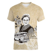 Nah Rosa Parks Women V-Neck T-Shirt Black Women History