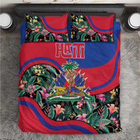 Personalized Haiti Bedding Set Tropical Hibiscus Flowers