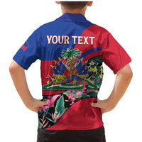 Personalized Haiti Family Matching Mermaid Dress and Hawaiian Shirt Tropical Hibiscus Flowers DT05