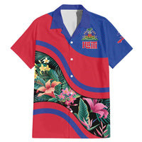 Personalized Haiti Family Matching Mermaid Dress and Hawaiian Shirt Tropical Hibiscus Flowers DT05