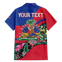 Personalized Haiti Family Matching Mermaid Dress and Hawaiian Shirt Tropical Hibiscus Flowers DT05