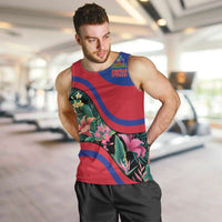 Personalized Haiti Men Tank Top Tropical Hibiscus Flowers DT05