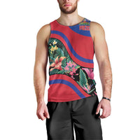 Personalized Haiti Men Tank Top Tropical Hibiscus Flowers DT05