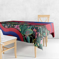 Personalized Haiti Tablecloth Tropical Hibiscus Flowers