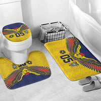 Custom Ecuador Football Bathroom Set Andean Condor Unique Style