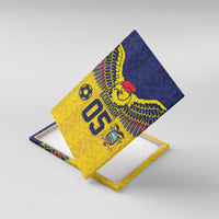 Custom Ecuador Football Canvas Wall Art Andean Condor Unique Style