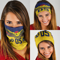 Custom Ecuador Football Neck Gaiter Andean Condor Unique Style
