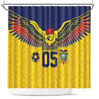 Custom Ecuador Football Shower Curtain Andean Condor Unique Style