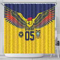 Custom Ecuador Football Shower Curtain Andean Condor Unique Style