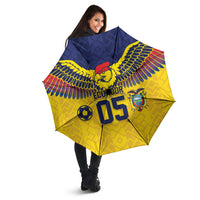 Custom Ecuador Football Umbrella Andean Condor Unique Style