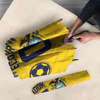 Custom Ecuador Football Umbrella Andean Condor Unique Style