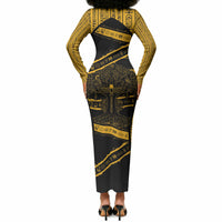 Egypt Tree Of Life Long Sleeve Bodycon Dress The Fig In Ancient Egyptian