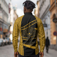 Egypt Tree Of Life Long Sleeve Button Shirt The Fig In Ancient Egyptian