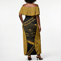 Egypt Tree Of Life Off Shoulder Maxi Dress The Fig In Ancient Egyptian