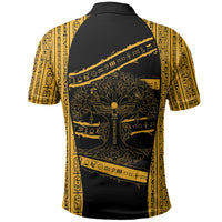Egypt Tree Of Life Polo Shirt The Fig In Ancient Egyptian