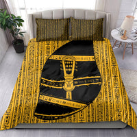Egypt Sistrum Bedding Set Ancient Mythology Sacred Rattling Instrument