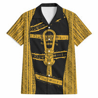 Egypt Sistrum Hawaiian Shirt Ancient Mythology Sacred Rattling Instrument
