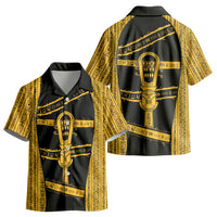 Egypt Sistrum Kid Hawaiian Shirt Ancient Mythology Sacred Rattling Instrument DT05