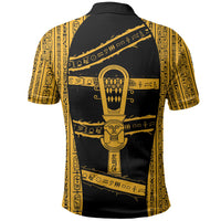 Egypt Sistrum Polo Shirt Ancient Mythology Sacred Rattling Instrument