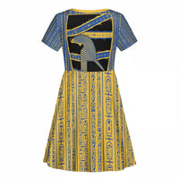 Egypt Nemyss Kid Short Sleeve Dress Ancient Mythology Pharaoh Royal
