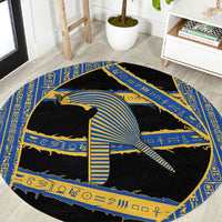 Egypt Nemyss Round Carpet Ancient Mythology Pharaoh Royal