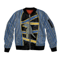 Egypt Nemyss Sleeve Zip Bomber Jacket Ancient Mythology Pharaoh Royal