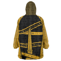 Egypt Obelisk Kid Wearable Blanket Hoodie Ancient Mythology Sacred Sun Pillar