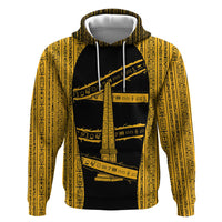 Egypt Obelisk Zip Hoodie Ancient Mythology Sacred Sun Pillar