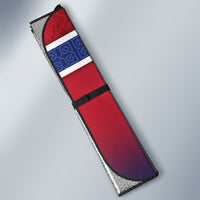 Custom Norway Football Auto Sun Shade Ro Ro Meditating Viking Wolf