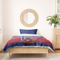 Custom Norway Football Bedding Set Ro Ro Meditating Viking Wolf