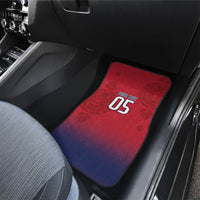 Custom Norway Football Car Mats Ro Ro Meditating Viking Wolf