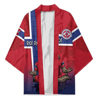 Custom Norway Football Kimono Ro Ro Meditating Viking Wolf