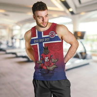 Custom Norway Football Men Tank Top Ro Ro Meditating Viking Wolf