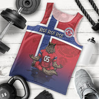 Custom Norway Football Men Tank Top Ro Ro Meditating Viking Wolf
