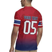 Custom Norway Football Rugby Jersey Ro Ro Meditating Viking Wolf