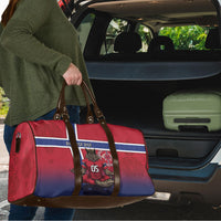 Custom Norway Football Travel Bag Ro Ro Meditating Viking Wolf