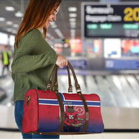 Custom Norway Football Travel Bag Ro Ro Meditating Viking Wolf