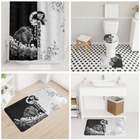 Czech Republic Bathroom Set White Lion With Rose - Wonder Print Shop