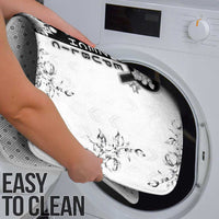 Czech Republic Bathroom Set White Lion With Rose - Wonder Print Shop